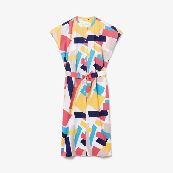 Lacoste Abstract Print Dress , 36/S - Picture 1 of 7